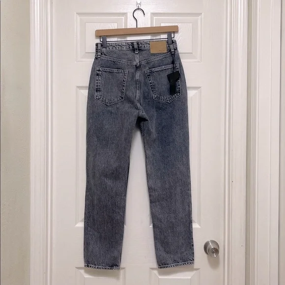NWT Rag And Bone Nina High Rise Ankle Slim Straight Cigarette Jeans in Colby